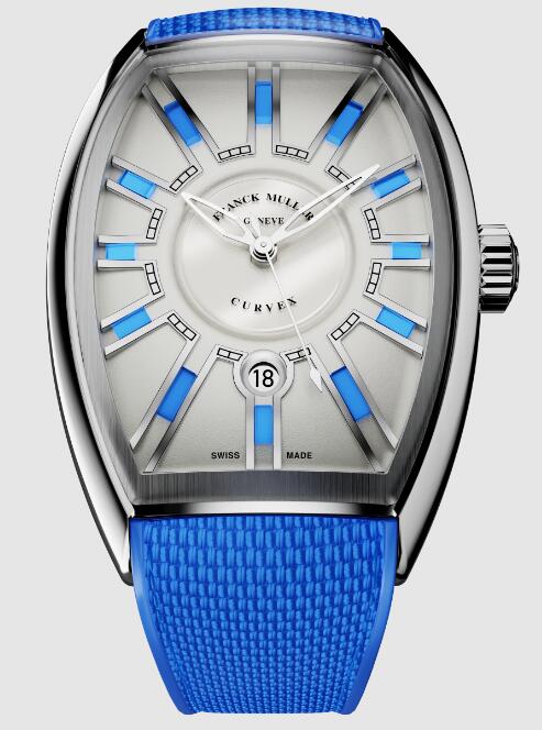 Best Franck Muller Curvex CX Flash Replica Watch CX 36 SC DT FLASH AC ACBR Blue
